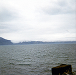 Cloud blanket over mt in Danang Harbor Feb 1966
